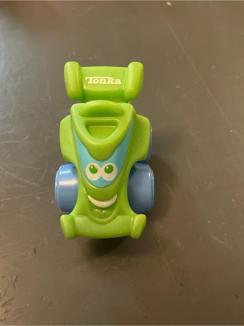 Tonka Chuck & Friends Green Car smile Racecar